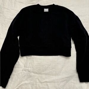 TNA cozy fleece cropped